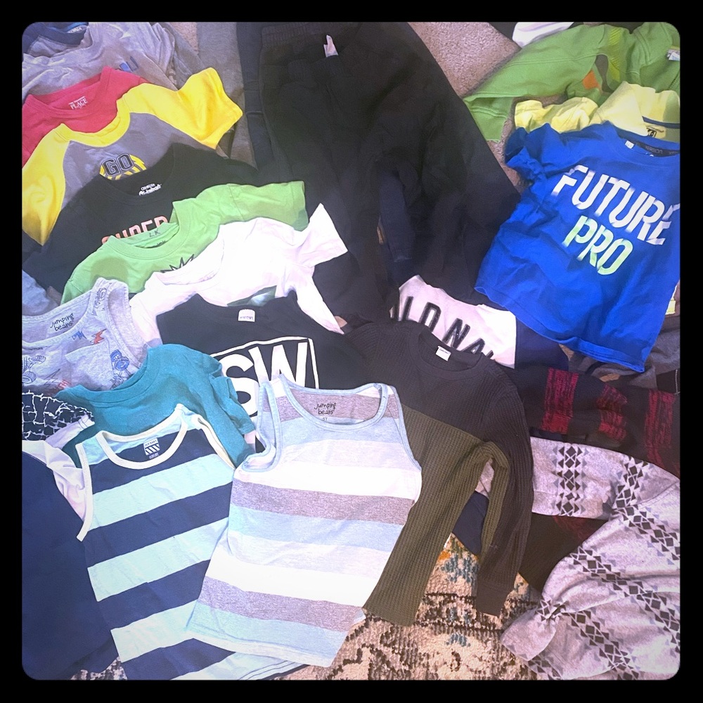 Boys 4/5 Shirts Pants Jacket bundle